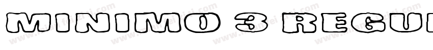 Minimo 3 Regular字体转换